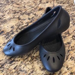 CROCS Black Ballet Flats women’s 10